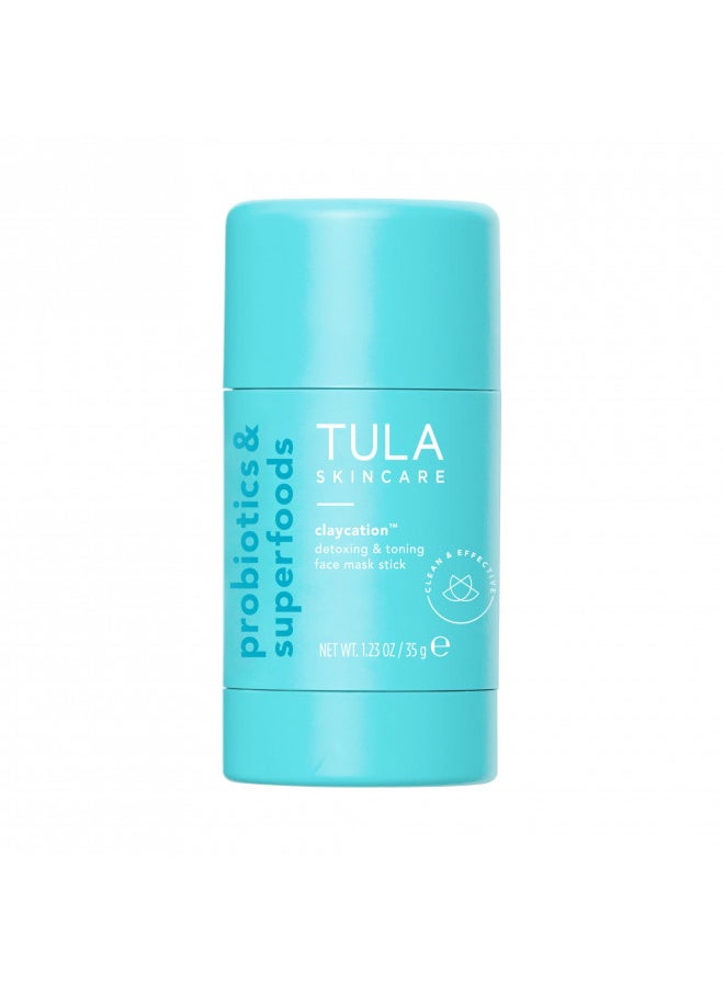 TULA - TULA Probiotic Skin Care Claydate Detoxing & Toning Face Mask Stick | Detoxing & Toning Face Mask Stick to Draw Out Dirt & Oil, Evens the Look of Skin Tone | 1.23 oz - Image 1
