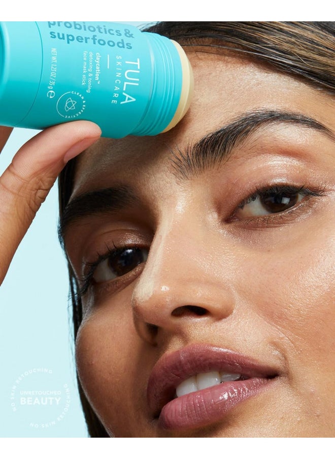 TULA - TULA Probiotic Skin Care Claydate Detoxing & Toning Face Mask Stick | Detoxing & Toning Face Mask Stick to Draw Out Dirt & Oil, Evens the Look of Skin Tone | 1.23 oz - Image 1