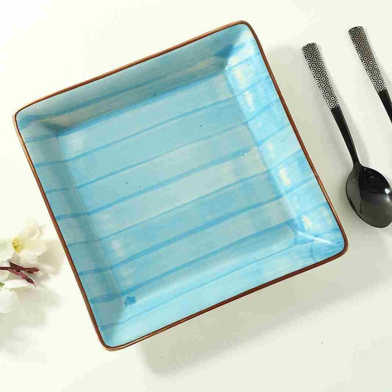 Wonderchef Teramo Square Platter Blue 1 pc - Image 4