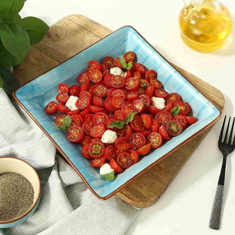 Wonderchef Teramo Square Platter Blue 1 pc - Image 2