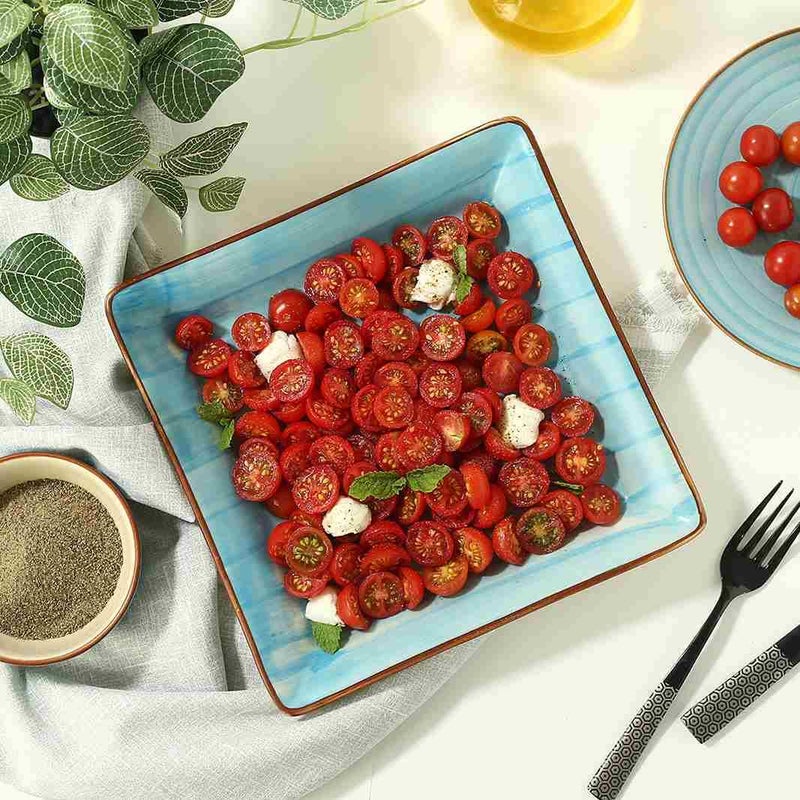 Wonderchef Teramo Square Platter Blue 1 pc - Image 1