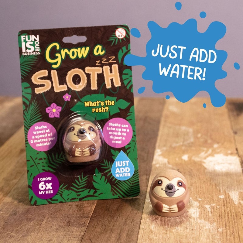 Boxer Gifts Boxer Gifts Grow a Sloth Toy - Kids Christmas Stocking Fillers - Children's Sloth Gifts - Boys & Girls Birthday Presents - Pass The Parcel Prize - Image 2