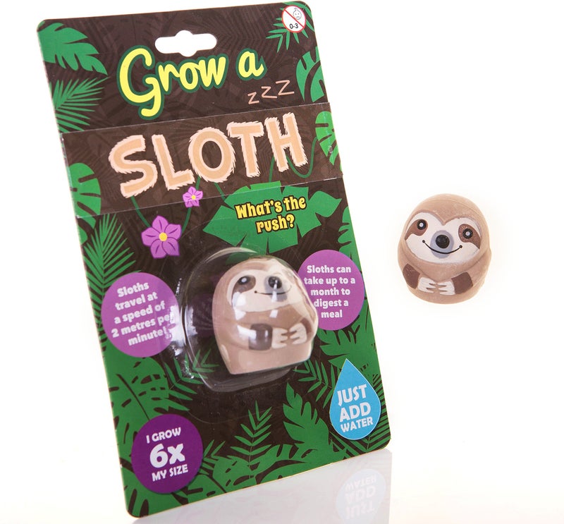 Boxer Gifts Boxer Gifts Grow a Sloth Toy - Kids Christmas Stocking Fillers - Children's Sloth Gifts - Boys & Girls Birthday Presents - Pass The Parcel Prize - Image 1