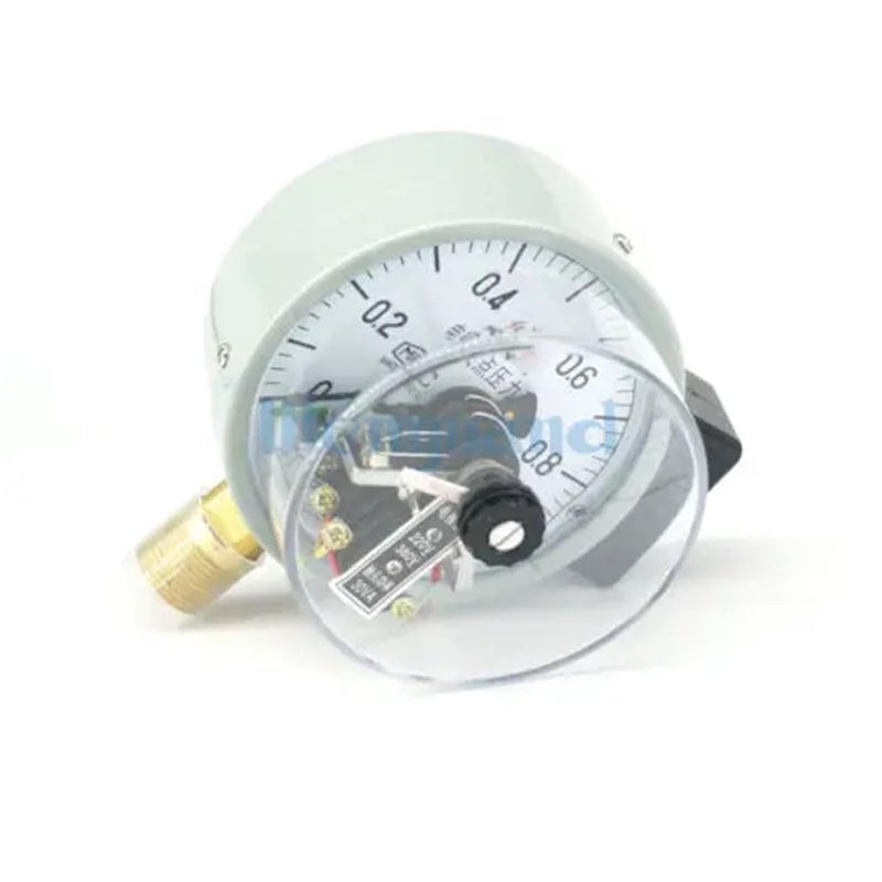 مقياس الضغط الكهربائي المساعد المغناطيسي 0 1 ميجا باسكال 100 ملم قرصي التثبيت الشعاعي - Image 1