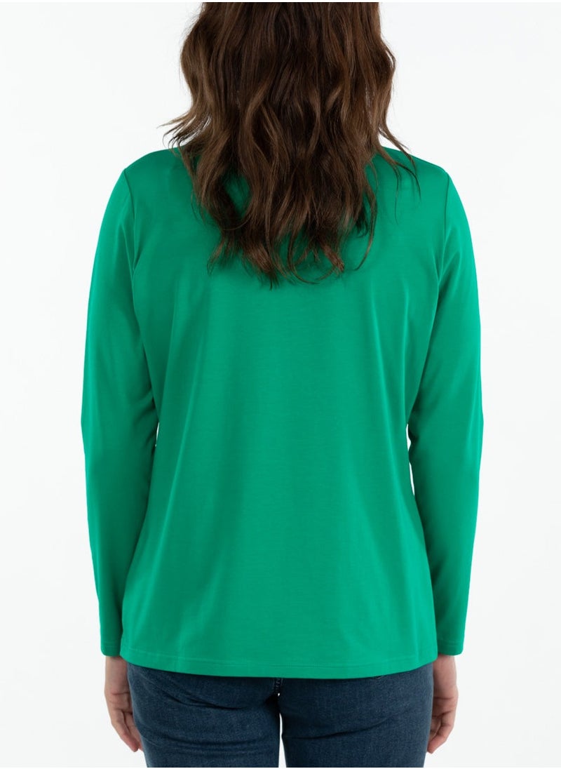 Generic - CAMP CLASSIC LONG SLEEVE green - Image 1