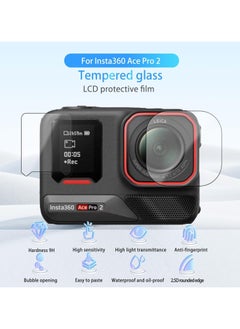 General Insta360 ace Pro 2 Screen & Lens Protector Kit, HD Tempered Glass, 9H Scratch Resistant, Anti-Fingerprint Coating (2 Screen Protectors + 2 Lens Covers + 2 Accessories)  - Image 4