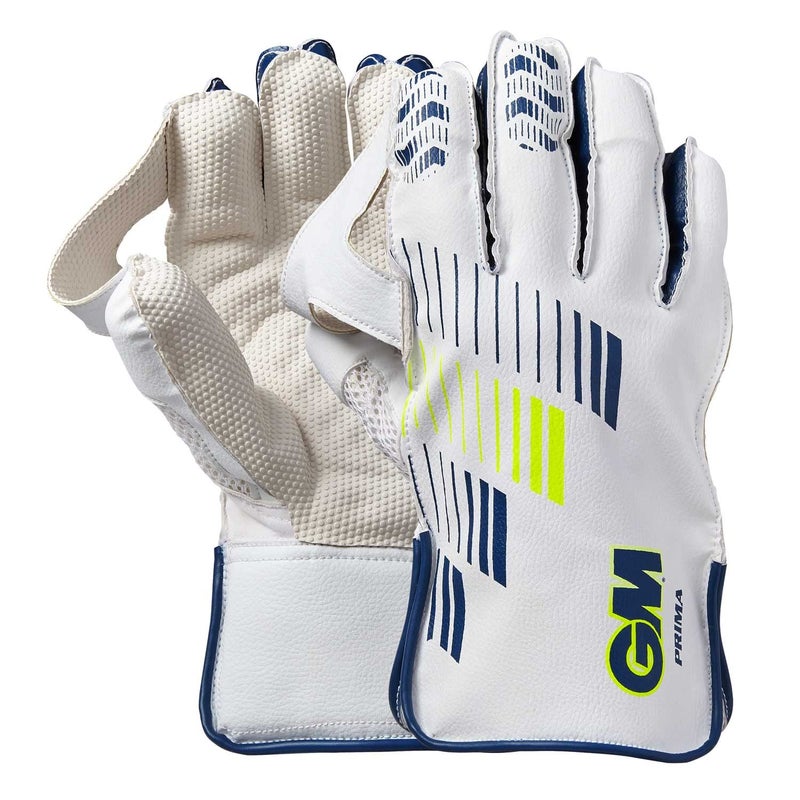 Gümüş Prima Leather Cricket Wicket Keeping Gloves for Mens, Size - Boys - Image 1