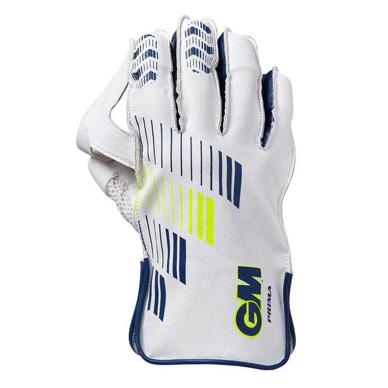Gümüş Prima Leather Cricket Wicket Keeping Gloves for Mens, Size - Boys - Image 2