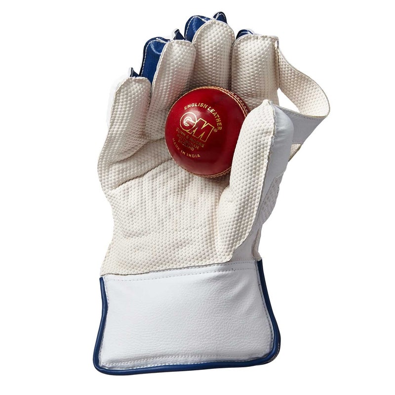 Gümüş Prima Leather Cricket Wicket Keeping Gloves for Mens, Size - Boys - Image 4