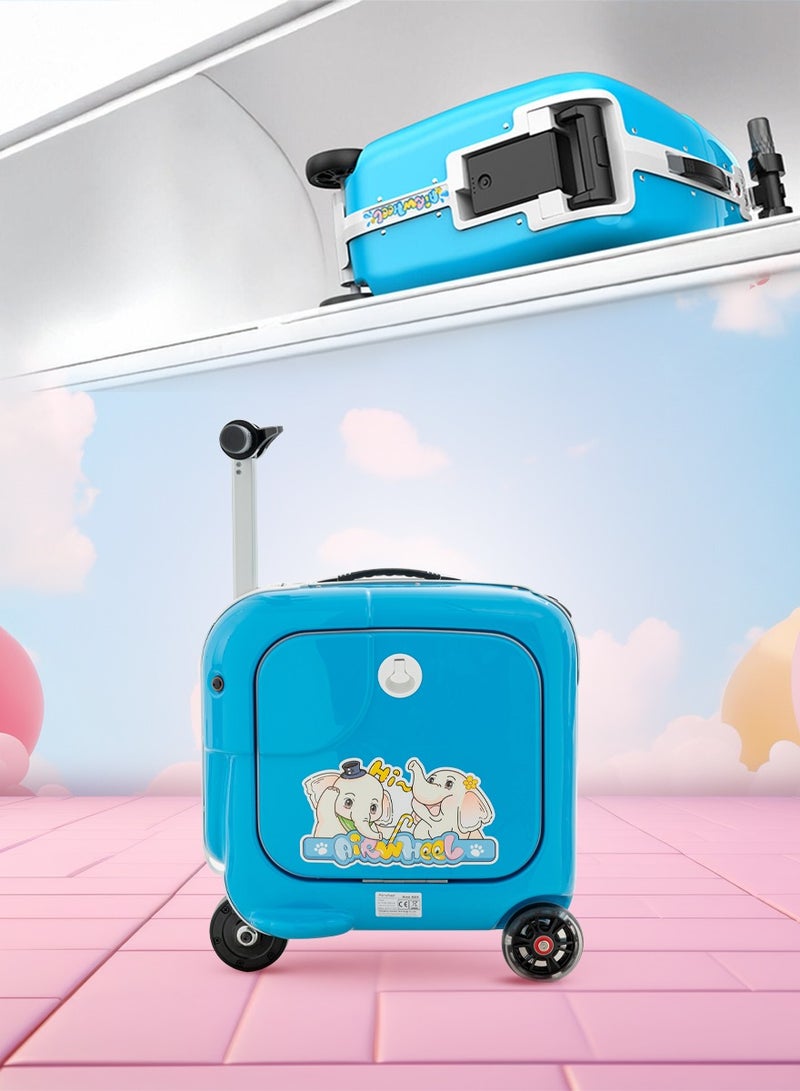 Airwheel SQ3S Kids Electric Luggage - Pink | 20L Compact Travel Luggage, Motorized Electric Luggage Scooter for Convenient | Official Dealer in UAE - Image 3
