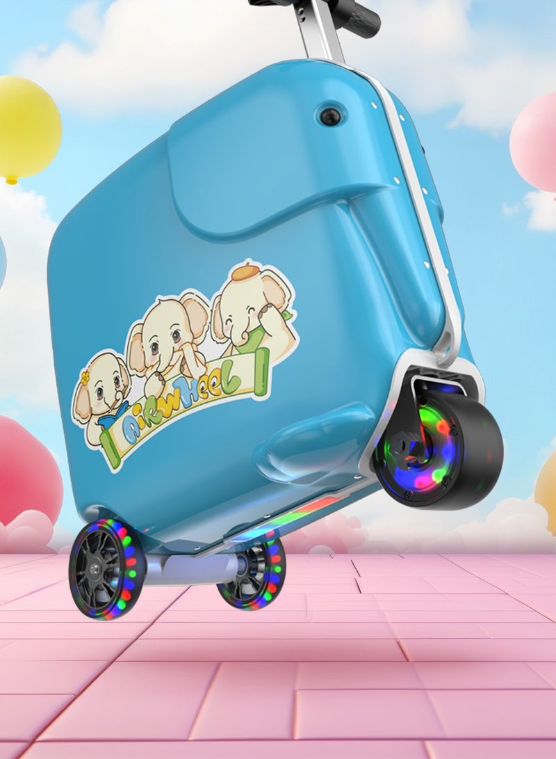 Airwheel SQ3S Kids Electric Luggage - Pink | 20L Compact Travel Luggage, Motorized Electric Luggage Scooter for Convenient | Official Dealer in UAE - Image 4