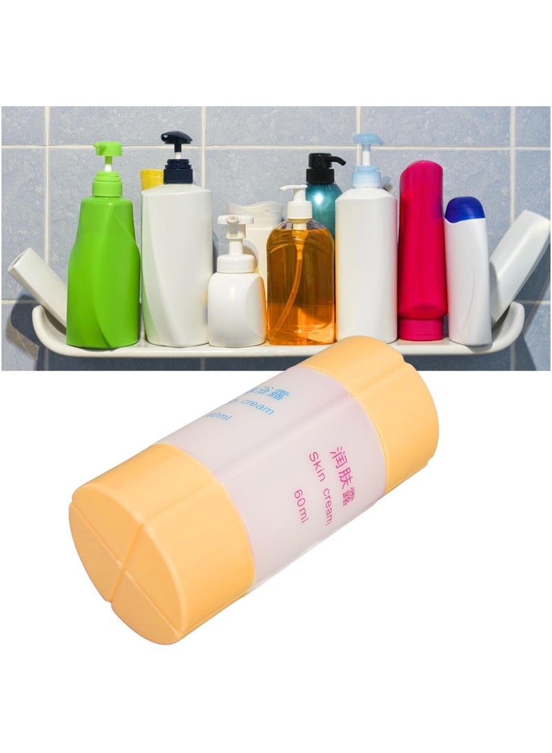 3-in-1 Travel Bottle: Three refillable travel bottles in one case. Smart design prevents leaks while on the go. The lotion pump can be used to store all kinds of viscous liquids, such as shampoo, shower gel, conditioner, and moisturizing lotion. Multi-colored - Image 5