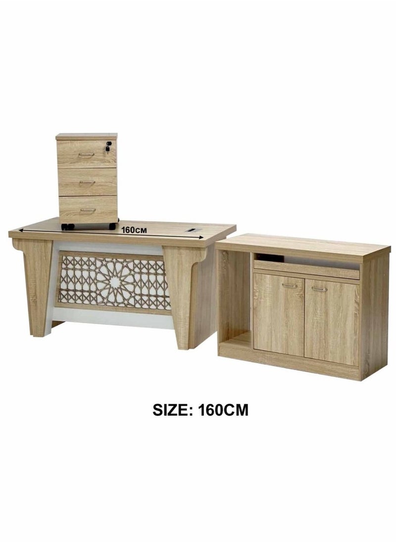 Home Office Desk Computer Desk Desk With Drawer 160cm