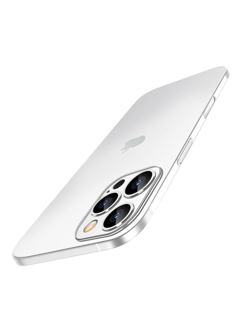 ELTRAZONE iPhone 16 Pro Max Slim Case | 0.2mm Paper-Thin Lightweight Case | Matte Finish PP Back Protection | Anti-Fingerprint & Anti-Yellowing | Compatible with iPhone 16 Pro Max 6.9 Inch - Transparent White - Image 1