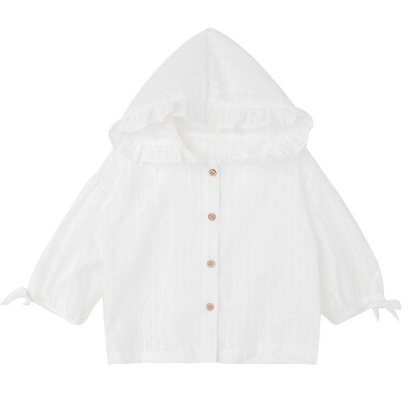 Summer Baby Sunscreen Clothing Baby Sweet Lazy Style Coat Small Fresh Foreign Style Long Sleeve Children - Image 1