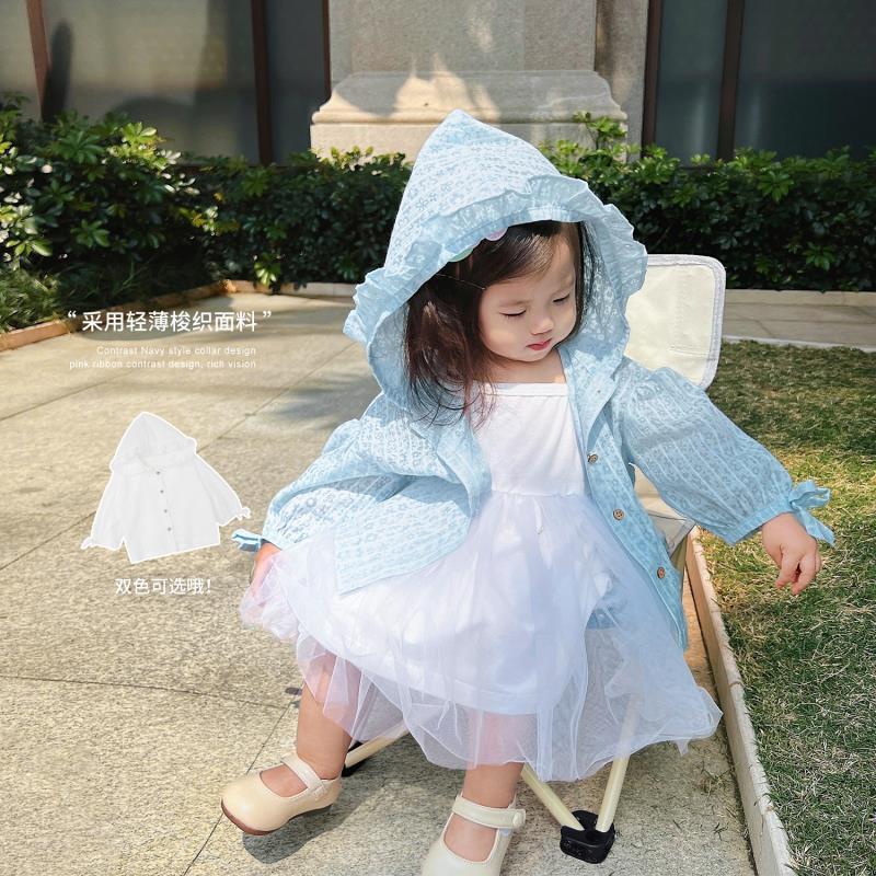 Summer Baby Sunscreen Clothing Baby Sweet Lazy Style Coat Small Fresh Foreign Style Long Sleeve Children - Image 3