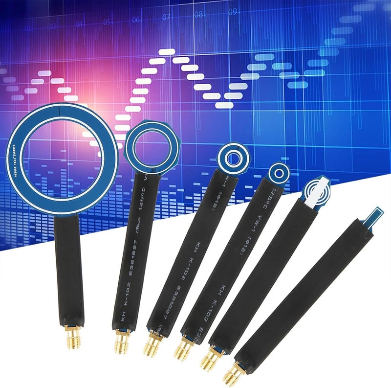 6-Piece Magnetic Field Probe Set, SMA Conduction Radiation Circuit Board EMI Testing Kit, Radiation for Interference Source Detection - Image 3