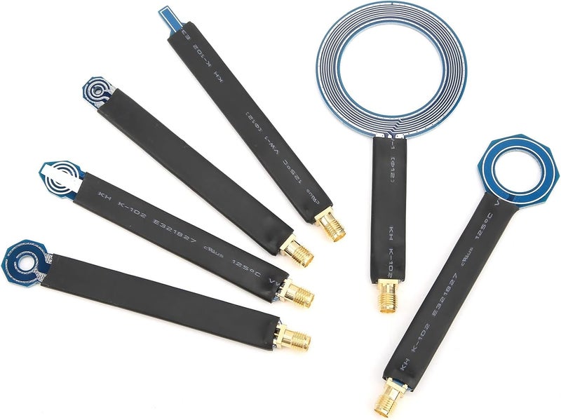 6-Piece Magnetic Field Probe Set, SMA Conduction Radiation Circuit Board EMI Testing Kit, Radiation for Interference Source Detection - Image 2
