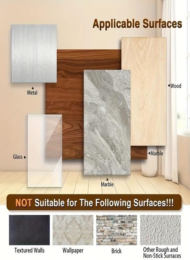 LEAWALL خطافات جدارية لاصقة شديدة التحمل من LEAWALL، خطافات ذهبية ذاتية اللصق مقاومة للماء للحمام والمطبخ، خطافات لتعليق المناشف والحقائب والمفاتيح والإكسسوارات، مجموعة خطافات جدارية بدون حفر (4 قطع) - Image 5