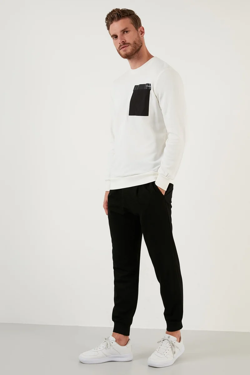 بوراتي Pocket Detailed Regular Fit Crew Neck Cotton Sweat Men's Sweat 5905323