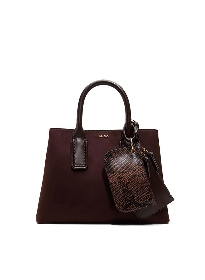 Jeynna Ladies Brown Satchel Bag