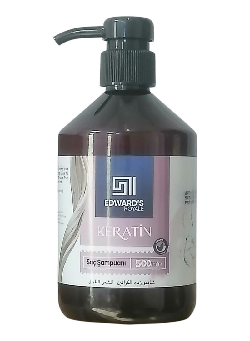 Edwards Keratin Shampoo 500ml - Image 2