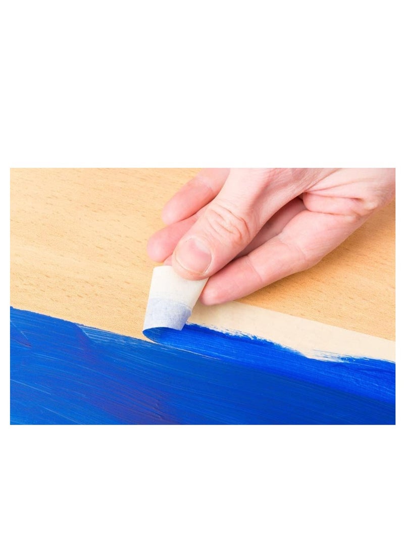 Maxi Maxi Premium Masking Tape 2”X30Yds With Red Core,for Painting, Labelling, Packing, for Home, Office, Workshop, White, MX-MT230R  - Image 2