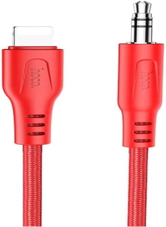 Hoco Hoco upa18 lightning to 3.5mm audio conversion cable 1m red 