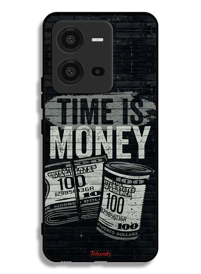 Tolwak Vivo V25 5G Protective Case Cover Time Is Money - Image 2