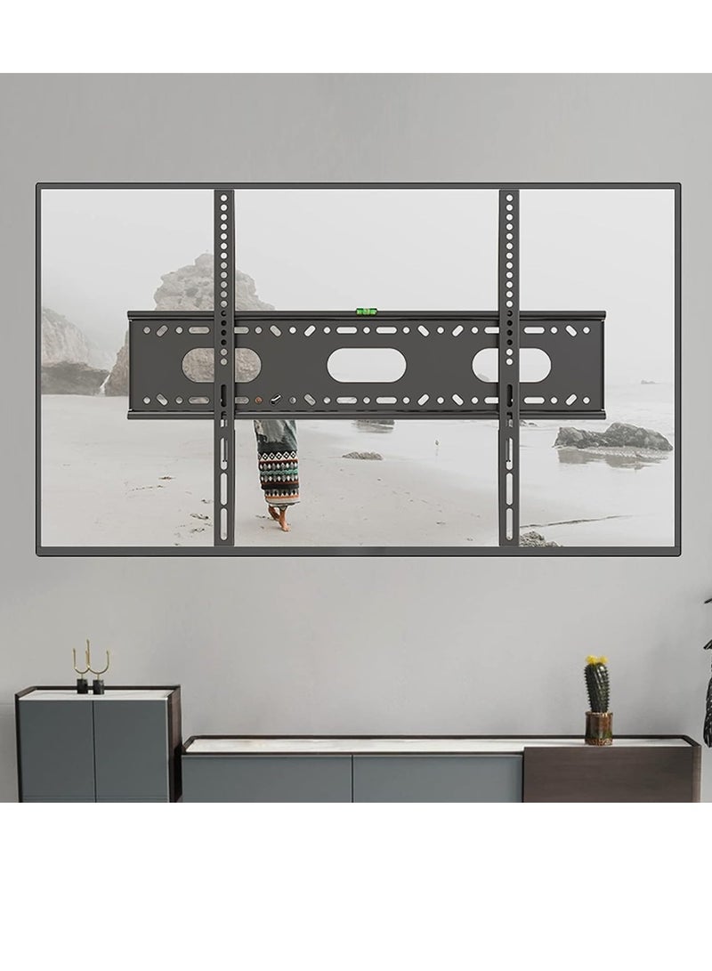 حامل تلفزيون عالمي مثبت على الحائط، حامل تلفاز نحيف للغاية قابل للإمالة لشاشات 55-90 بوصة من نوع OLED وLCD - Image 4