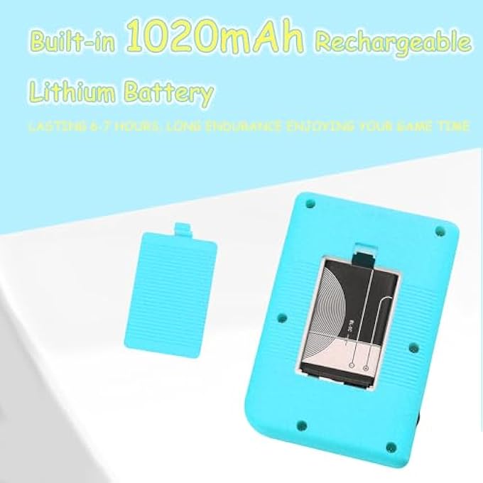 RETRO HANDHELD GAMES CONSOLE, BUILT-IN 400 VIDEO GAMES, PORTABLE VIDEO GAMING PLAYER WITH 3.0 INCH IPS SCREEN AND RECHARGEABLE BATTERY - Image 3