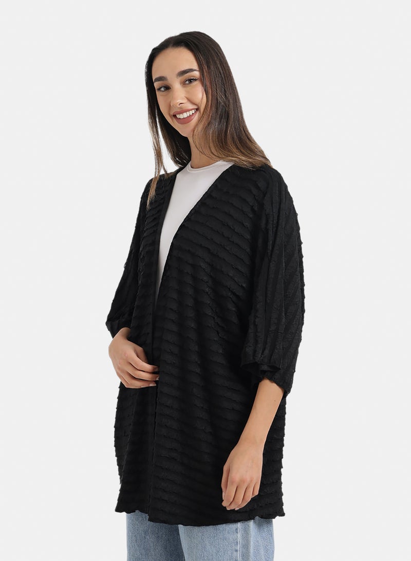 Carina Textured Ruffle Beach Kimono - Image 3