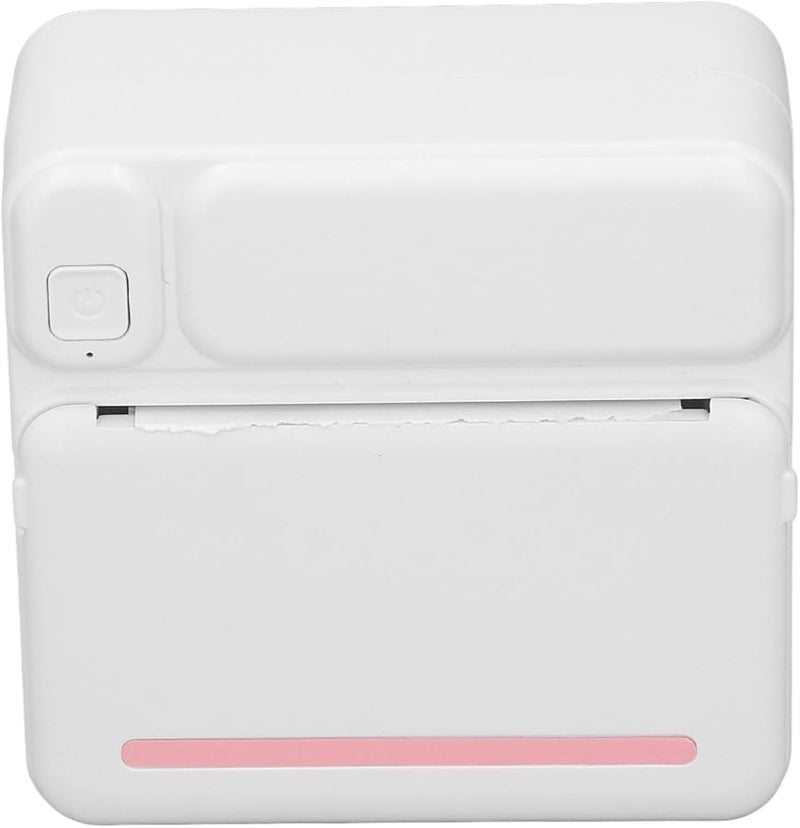 Portable Thermal Printer White Mini Lightweight For Clear Detailed Travel Prints - Image 2