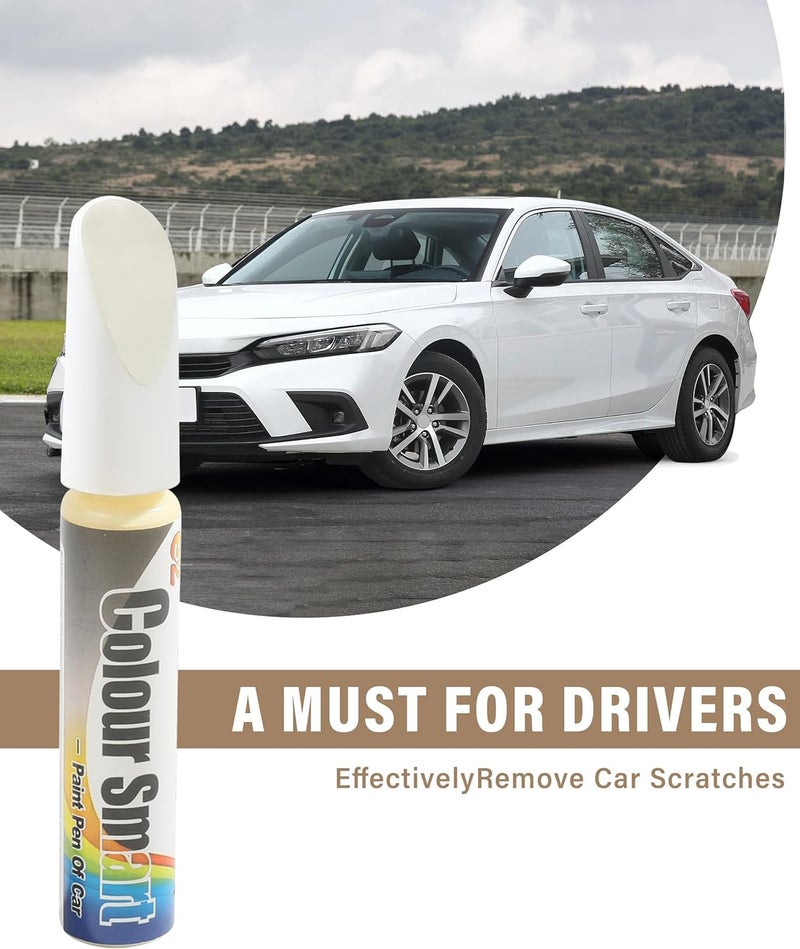 Reswish Car Scratch Remover,Car Scratch Repair,Car Accessories Car Deep Scratch Remover,Scratch Remover for Vehicles,Universal Car Touch Up Paint for Deep Scratches (White) - Image 5