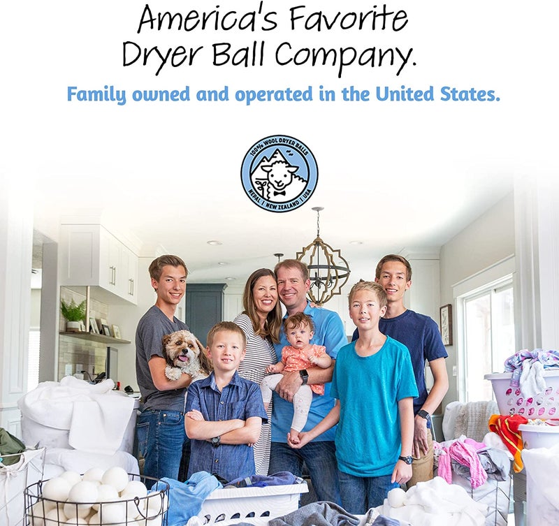 XL Wool Dryer Balls: 100% Pure New Zealand Wool - Reusable For 1000+ Loads Organic Dryer Balls for Savvy Moms, Babies With Sensitive Skin, Home Laundry - Image 3