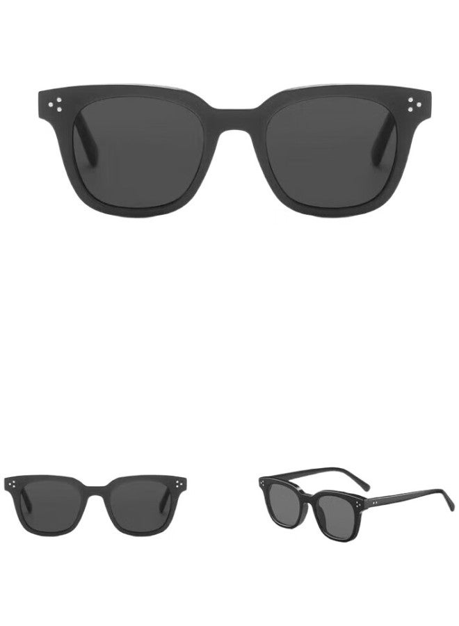 Bai Xiaoshe White Small Luxury Sunglasses-2327 [Orange Slice] Sunscreen Glasses Wind Trend Matching Men And Women Driving Sunglasses - Image 2