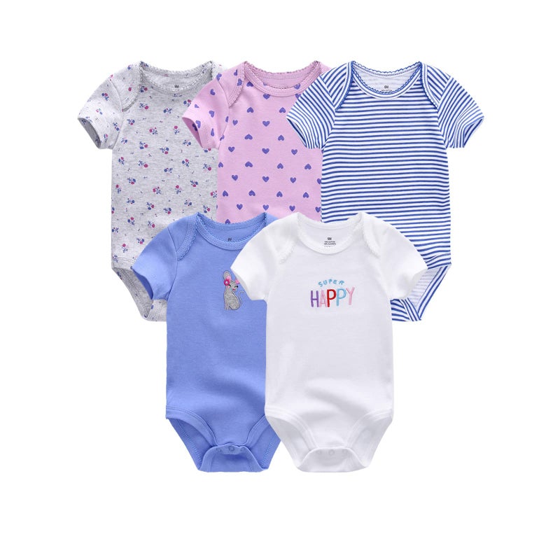 MAMIMAKA Newborn Layette Gift Set Bodysuits Pants for Baby Girl and Boy 24 Piece 100% Cotton Essentials and Accessories - Image 2