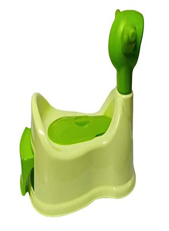 aaKaR Sonal - Baby Scooty - Baby Toilet Trainer Potty Seat with Removable Tray, Lid Cover (Green) - Image 5