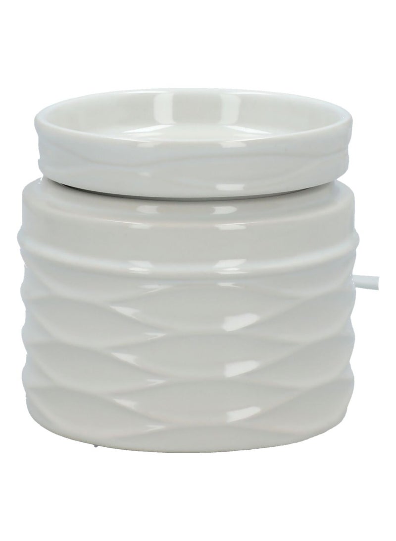 Glade جهاز تسخين الشمع الإلكتروني من غليد بدون لهب باللون الأبيض