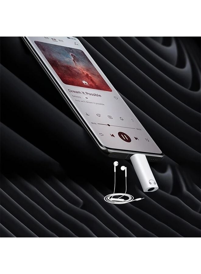 محول USB-C الأبيض إلى مقسم سماعة الرأس 3.5 ملم، علبة من قطعتين، متوافق مع آيفون 15، جالكسي إس 23، جالكسي إس 22 الترا، آيباد برو، بكسل - Image 5