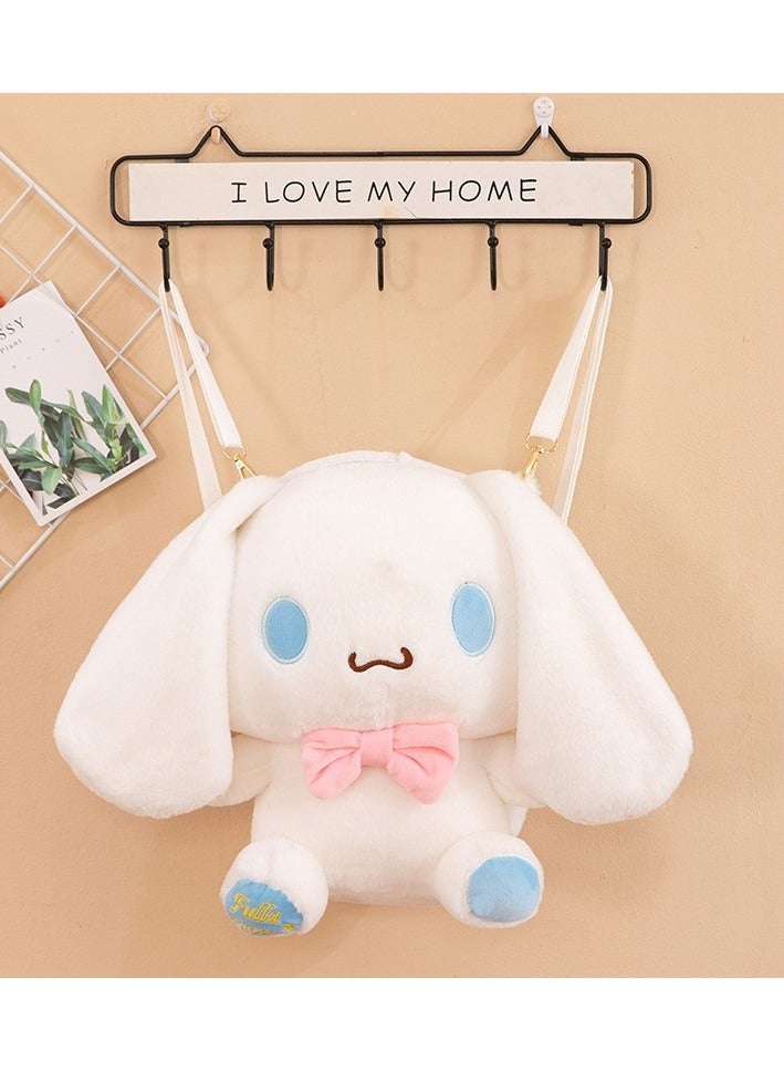 New cartoon animal doll shoulder bag plush tote bag fresh cute bag doll shape