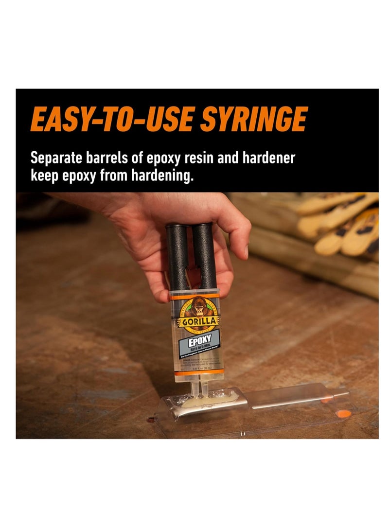 غراء إيبوكسي غوريلا ثنائي المكونات، 0.85 أونصة، شفاف - Image 3