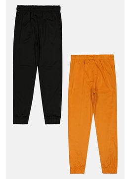 Body Glove Kids Boy 2 Pieces Brand Logo Jogger Pants, Black  - Image 2