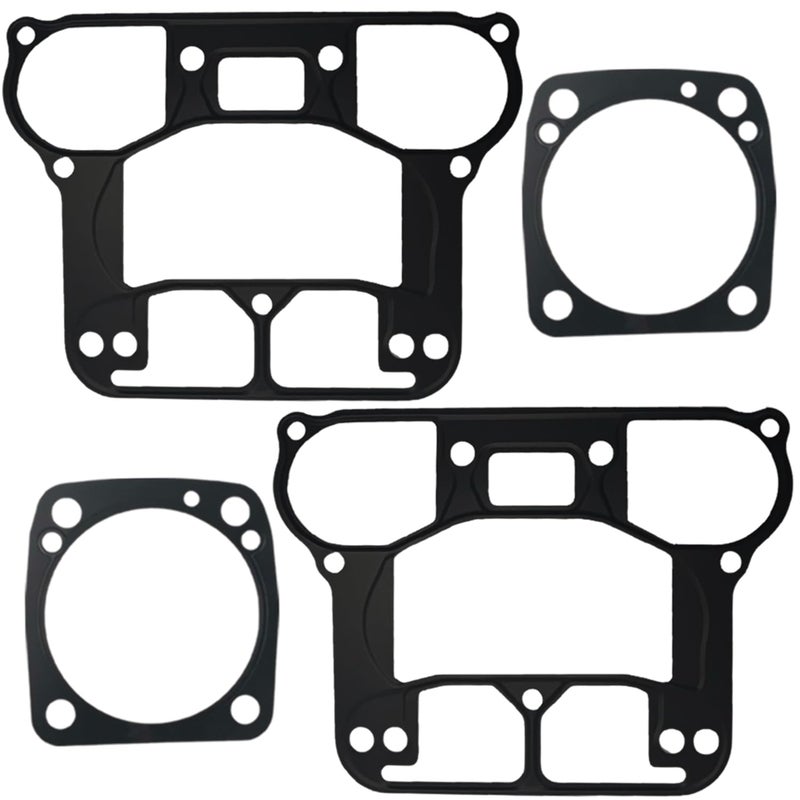 BIGLKNM Top End Gasket Kit Compatible with Harley-Davidson EVO Big Twin 80ci 1340CC Dyna Low Rider Super Glide Wide Glide Tour Glide Softail FXST 1984-1998 - Image 2