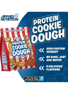 Applied Nutrition Applied Nutrition Protein Cookie Dough, 22g Protein, High Protein Dessert, Toffee Biscuit, 25 Servings  - Image 5