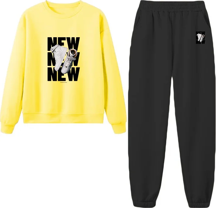 DogFish Tracksuit Oversize Newcultural Printed Tracksuit,lover,couple Combination Pink
