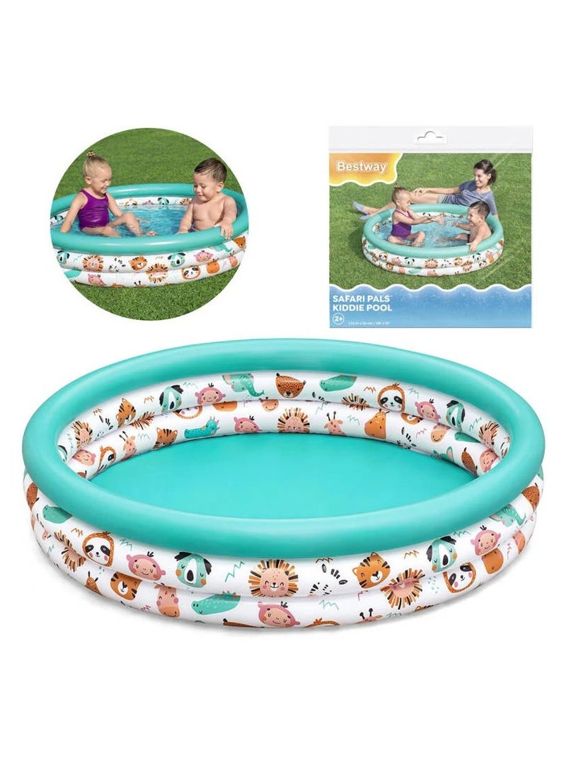 Bestway Round Inflatable Pool with Safari Animals 48 X 10 - Image 4