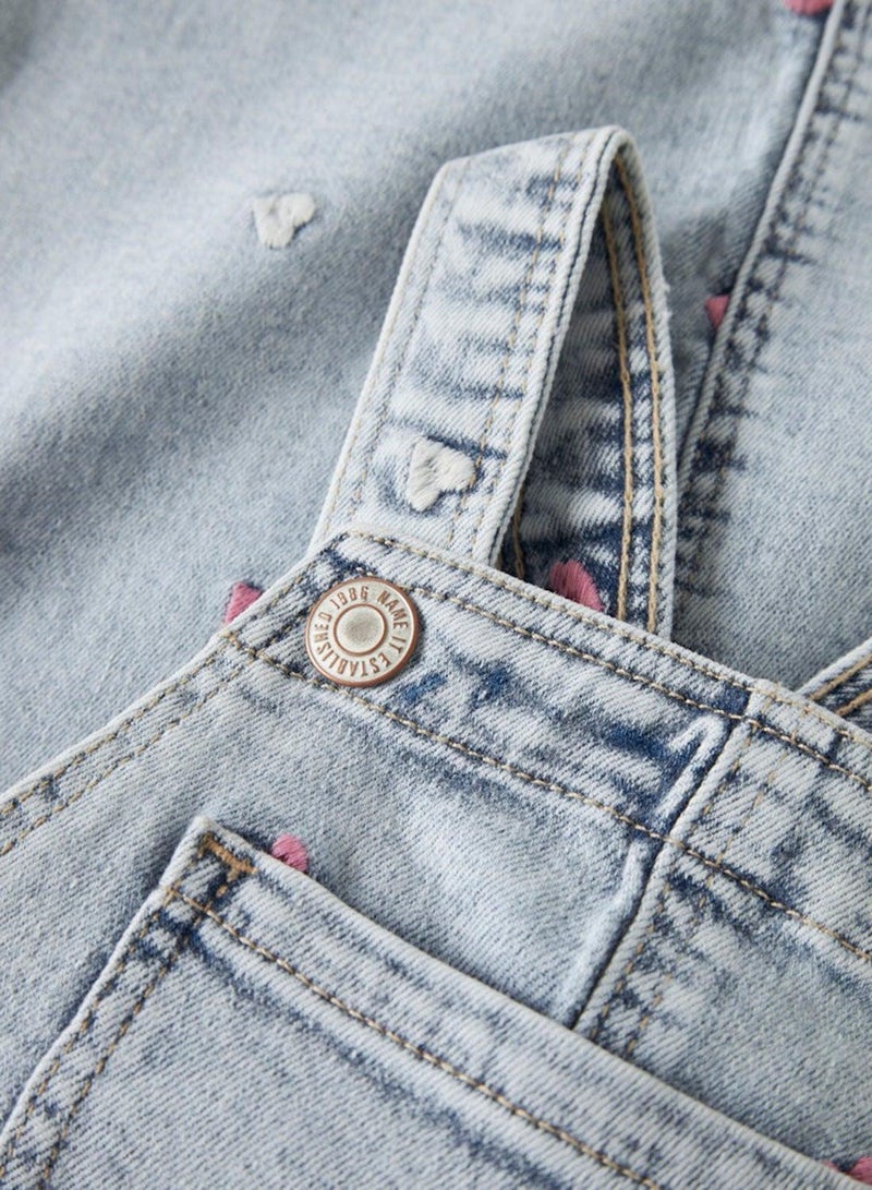 NAME IT Kids Denim Dungaree - Image 4
