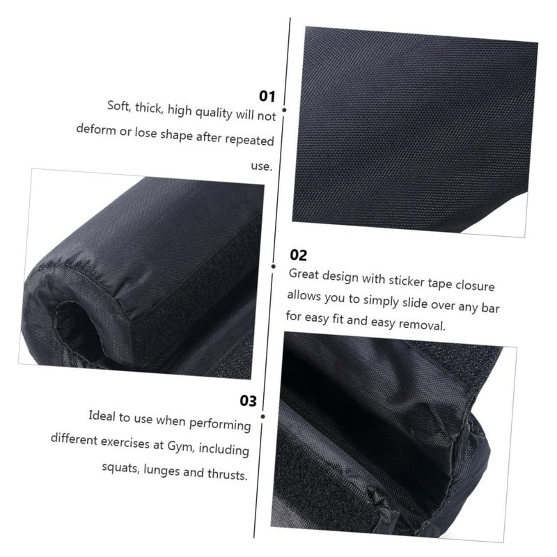 Barbell Squat Pad 2 Pack with Strap for Neck Shoulder Workout Lunges Thrusts - Image 4