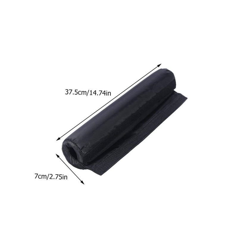 Barbell Squat Pad 2 Pack with Strap for Neck Shoulder Workout Lunges Thrusts - Image 3